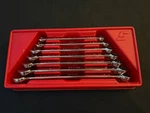 Snap-on Tools Pc 12-POINT Sae Flank Drive Combination Wrench Set SOEX707. Fixed Price $194.70.