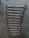 Vintage Craftsman Va Usa 1EPC Metric 6 Point Combination Wrench Set 7MM - 19MM. Fixed Price $189.00.