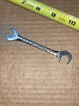 Vintage Easco Usa 66124 3/8 Sae Open End Ignition Wrench Midget Angled. Fixed Price $13.34.
