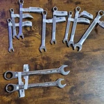 Craftsman 8-PC Mixed Sizes Wrenches, 2-PC Ratcheting. Fixed Price $39.95.