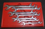 Snap On 7- Piece Double Open End 4- Way Wrench Set Sae Usa 3/8"-3/4". Fixed Price $179.95.