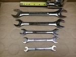 Craftsman Industrial Usa 5-PIECE Sae Double Open End Wrench Set / Lot. Fixed Price $135.00.