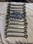 Snap-on Tools Usa 10PC 12PT Metric Short Combination Wrench Set OEXSM710B. Fixed Price $192.50.