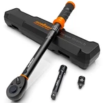 1/4" Torque Wrench Snap Socket Professional Drive Click Ratcheting Reversible. Fixed Price $25.49.