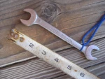1950S Vintage Vlchek - Alloy *** 9/16" & 5/8" Open End Wrench W1820 Usa. Fixed Price $6.85.