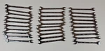 Lot Of 30 New Husky Usa 34010 1/4" 5/16" Double Open End Wrench. Fixed Price $149.95.