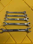 5 Snap-on Metric 6 Pt Flare Nut/line Wrenches 9MM- 21MM. Fixed Price $159.99.