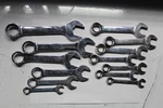 Mac Tools Sae & Metric Stubby Combination Wrench Lot 13PCS Usa. Fixed Price $250.00.