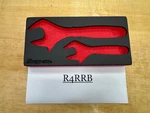 Snap-on Tools Red Foam Organizer For 6" & 10" Wide Mouth Adjustable Wrenches. Fixed Price $99.95.
