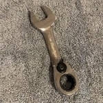 17MM 12 Point Metric 15 Offset Short Ratcheting Wrench Blue BOERMS17 New. Fixed Price $35.00.