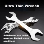 Ultra-thin 3MM Open End Wrenches Double Head Repair Spanners 1PC. Fixed Price $11.16.