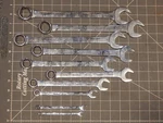 Mac Tools 10PC Sae Knuckle Saver Combination Wrench Set 1/4" 1" 12PT. Fixed Price $269.69.