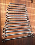 Snap-on, Blue-point 14 Piece Double Box End Wrench Set. Usa.. Fixed Price $179.99.
