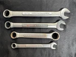 Pieces Craftsman Usa Sae 12POINT Wrenches 11/16 5/8 3/4 7/16 44698 44697 44694. Fixed Price $22.00.