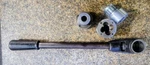V- Mac Industries Inc 19" Pipe Threader Wrench With Dies 3/8" 1/2" & 3/4". Fixed Price $49.75.