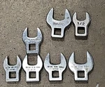 Sk Tools Set Of Crowfeet 5- 3/8 Drive Crowfoot Wrench + 2 Others. Fixed Price $28.95.