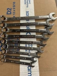 Vintage Craftsman Va Usa 9PC Sae 6 Point Combination Wrench Set 7/8" - 3/8. Fixed Price $75.00.