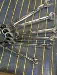 Rare Sears Craftsman 6PC Elbow Ratcheting Wrench Set Sae 14635. Fixed Price $199.99.
