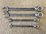 4 Proto Anti Slip Scvm Ratcheting Reversible Wrench Set Metric 16 15 9 7. Fixed Price $66.12.