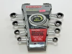 Nos Craftsman Usa 42447 Metric 8-19MM Double Box End Ratcheting Wrench Set, Rare. Fixed Price $229.99.