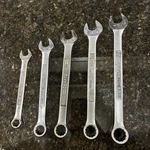 Lot Of 5 Usa Craftsman Wrench 44703,44702,44701,44698,44386 9/16-7/8. Fixed Price $34.00.