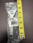 Proto J706B Adjustable Wrench: Steel, Chrome Finish. Fixed Price $24.90.