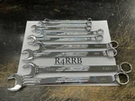 Snap-on Tools Usa New 9PC 3/8"-7/8" Flank Drive Plus 12PT Combo Wrench Lot Set. Fixed Price $349.95.