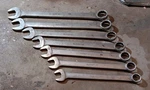 Caterpillar Snap-on 12PT. Combination Wrench Set 1-1/16" To 1-5/8". Fixed Price $199.99.