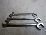 Set Of 3 Snap On Sae Open End Way Angle Wrench VS16,20,24. Fixed Price $50.00.
