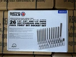 Matco Torx Bit Socket 1/4, 3/8 And 1/2 Drives (26 Piece Set) SBS26VA. Fixed Price $159.00.