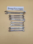 Craftsman Wrenches Combination 5/8,7/16(3) ,3/8(2),11/32(2). Usa. Fixed Price $52.99.