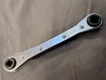 Vaco Hvac Square Ratcheting Wrench 1/4 X 3/16 5/16 3/8" 70264. Fixed Price $6.99.