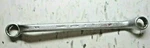 Billings Usa L8725-B Sae 12 Pt Offset Box End Wrench Chrome 1/2" 9/16" Vtg. Fixed Price $7.50.