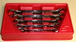 Snap-on Sae Flank Drive 5-PC Double End Flare Nut Line Wrench Set 1/4" 13/16". Fixed Price $149.99.