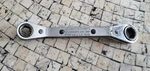 Craftsman Offset Ratcheting Box End Wrench 3/8" 7/16" 6PT 943652 1989 Usa. Fixed Price $19.60.