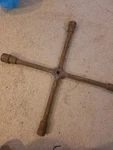 Huge Vintage Super Duty Ken-tool 4 Way Cross Truck Lug Nut Wrench.. Fixed Price $30.00.