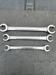 Sears Craftsman Industrial Usa Nos Flare Nut Line Wrench Set 3PC Sae Rare 6 Size. Fixed Price $109.00.