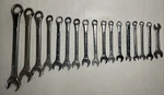 Vintage Large Mixed Lot Of Chrome Vanadium Wrenches Open/closed End. Fixed Price $16.00.