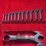 Vntg Craftsman Professional 11PC Metric Stubby Combination Wrench Set Vv Usa Exc. Fixed Price $279.99.