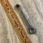 Ratcheting 12-PT Box Wrench, 5/8" 3/4", Blackhawk # ZW-1069. Fixed Price $8.99.