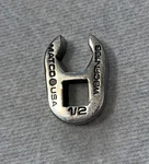 Matco Tools WBCFN166 3/8' Drive 1/2 Flare Crowfoot Wrench Usa. Fixed Price $20.00.