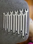 Vintage Snap-on Osh Point Combination Wrench Set 11-PIECE 5/16"-7/8". Fixed Price $299.99.