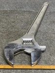Vintage =craftsman= Usa 16" Chrome Adjustable Wrench 44606 Opens 2. Fixed Price $65.00.
