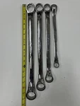 Snap-on Sae Double Box End Wrench Set Chrome Finish Steel 4PC 7/8-1-1/4. Fixed Price $125.00.