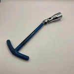 T-handle Japan Spark Plug Wrench 13/16 Inch Universal Swivel Joint Blue Grip. Fixed Price $15.04.