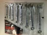Lightly Used Craftsman 8PC Combination Wrench Set 9-44652. Fixed Price $34.95.