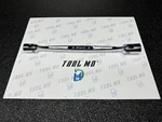 Snap-on Tools Usa Rare 13MM 15MM Metric Double End Flex-head Wrench FHM1315. Fixed Price $189.95.