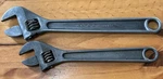 Utica Tools 90-12 90-10 Adjustable Wrenches Forged Alloy, 12+10 Old Inventory. Fixed Price $29.99.