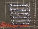 Snap 6PC Sae Ignition Way Open End Angle Wrench Set 15/64" 3/8" DS806AK. Fixed Price $56.99.