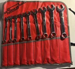 Snap-on Oex Sae C-94 Combination Wrench Set 9PC W/ Roll, See Description. Fixed Price $79.99.